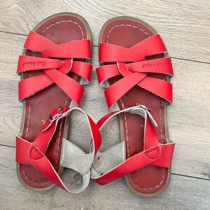 Red Salt Water Sandals Women’s 7